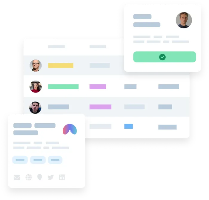 Review matching investors